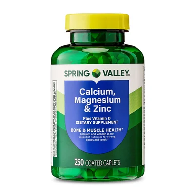 Spring Valley Calcium Magnesium Zinc + D3 Supplement, 1 Bottle
