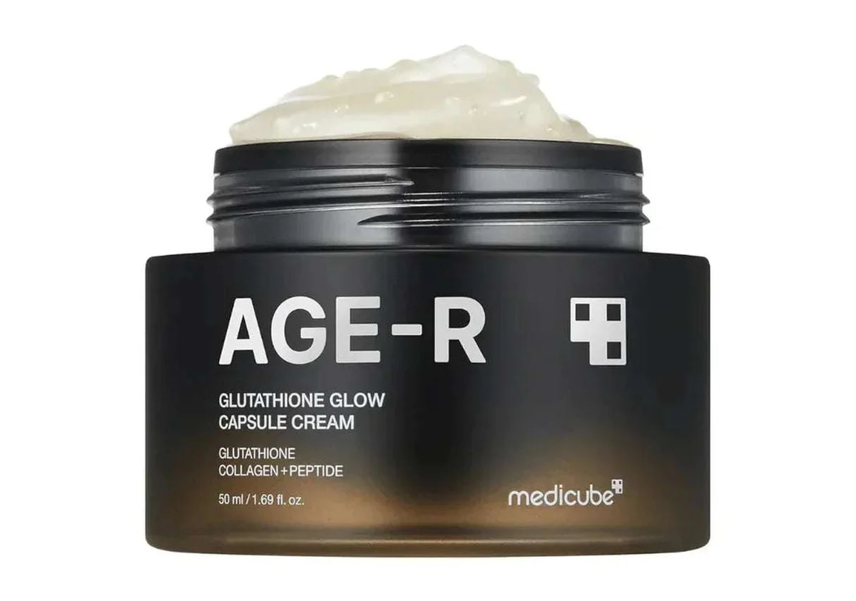 كريم AGE-R جلاوتاثيون جلو (AGE-R GLUTATHIONE GLOW) مرطب من كوزمتك براندات منوعة - 50 مل — Medicube — 50ml jar