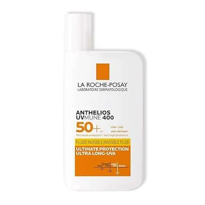 لا روش بوزيه (La Roche-Posay) أنثيليوس يوفي ميون 400 سائل واقي شمسي، حماية عالية جداً من أشعة الشمس - 50 مل