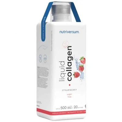 نوتريفرسوم (Nutriversum) كولاجين سائل، لدعم البشرة والمفاصل، بنكهة الفراولة - 500 مل
