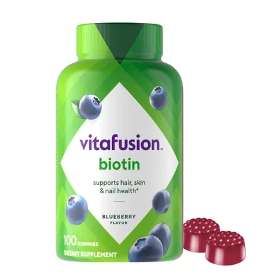 فايتافيوجن (Vitafusion) بيوتين، حلوى فيتامين - 100 قطعة