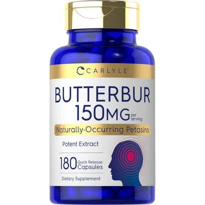 Carlyle Butterbur Extract, Capsules - 180 Count