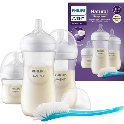 Philips Avent Natural Response Baby Bottles Set - 3 Pieces