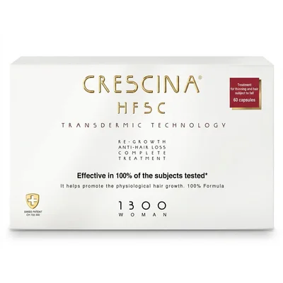 كرسـيـنـا (Crescina) علاج تساقط الشعر للنساء، 1300، أمبولات - 20 أمبولة