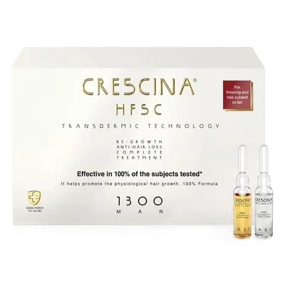 كرسـينا (Crescina) HFSC لعلاج تساقط الشعر، أمبولات - عبوة 20 × 3.5 مل