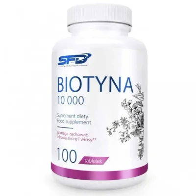 SFD Biotin for Hair, Skin & Nails Support, Capsules - 100 Count