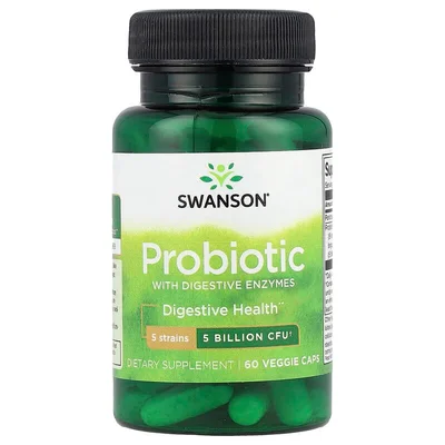 Swanson Lactobacillus Rhamnosus with FOS – 5 Billion CFU