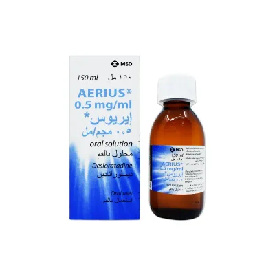 Aerius Oral Solution (Desloratadine 0.5 mg/ml) - 150ml