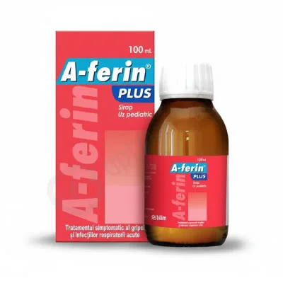 bilim A-ferin Plus Syrup, Multi-Symptom Cold & Flu Relief - 100ml