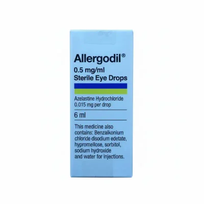 أليرجوديل (Allergodil) قطرة عين، لتخفيف أعراض حساسية العين - 6 مل