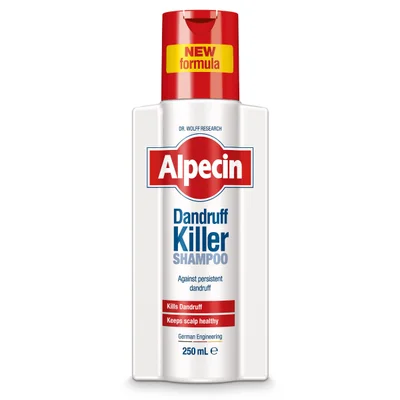 ألبسين (Alpecin) شامبو مضاد للقشرة، للتحكم في القشرة وتخفيف حكة فروة الرأس - 250 مل