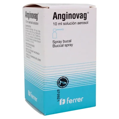Anginovag Oral and Throat Antiseptic Solution by Ferrer