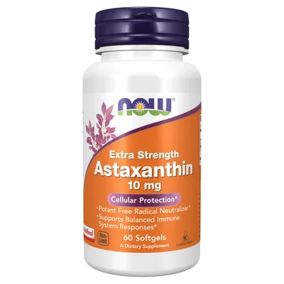 NOW Potent Antioxidant Support Astaxanthin Softgels by NOW - 60 softgels