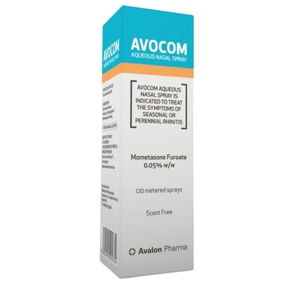 Avalon Avocom Nasal Spray, Relief for Allergic Rhinitis & Nasal Polyps