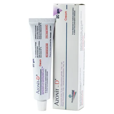 Azonit-D Cream, Antifungal & Anti-inflammatory for Fungal Skin Infections