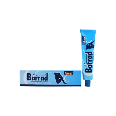 HiGeen Barrad Cold Gel, Topical Analgesic for Muscle & Joint Pain Relief, Cooling Sensation, Gel - 120ml