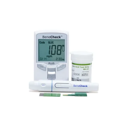 BeneCheck Multi-Monitoring Meter, for Blood Glucose, Cholesterol & Uric Acid Measurement