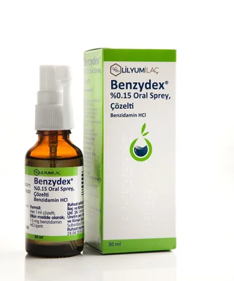 Benzydex Oral Spray, Local Pain Relief & Anti-Inflammatory for Mouth & Throat, 0.15% - 30ml
