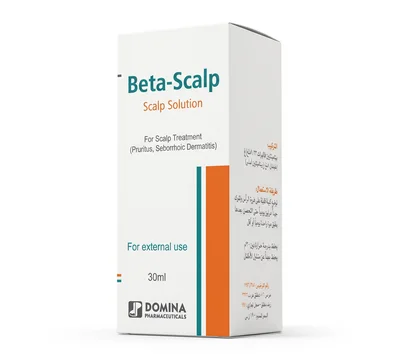 Domina Beta Scalp Solution, For Inflammation, Itching & Scaling Relief, Solution - 60ml