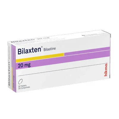 Bilaxten Tablets, Relief from Allergic Rhinitis & Urticaria Symptoms, 20mg - 20 Tablets