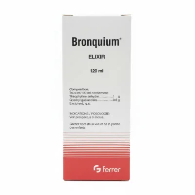 Ferrer Bronquium Elixir, Relieves Bronchospasm & Clears Mucus, Oral Solution - 120ml