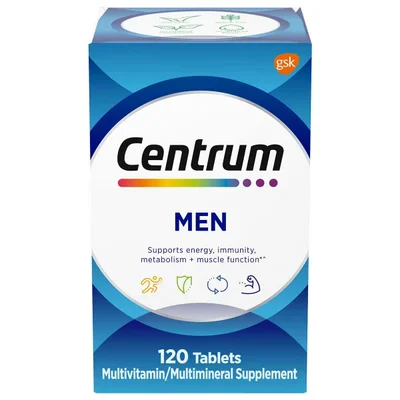 Centrum (Centrum) Men Multivitamin, Tablets - 120 Count
