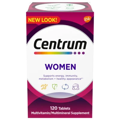 Centrum Women Multivitamin, Tablets - 120 Count