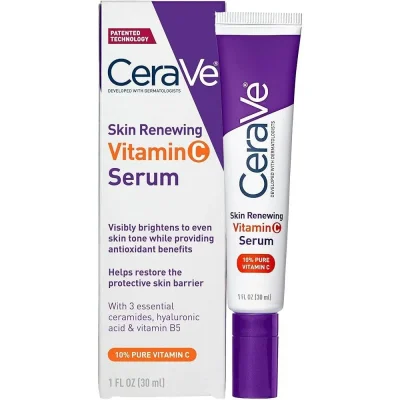 سيرافي (CeraVe) سيروم فيتامين سي لتفتيح البشرة، تقليل الخطوط الدقيقة وحماية مضادة للأكسدة، سيروم - 30 مل