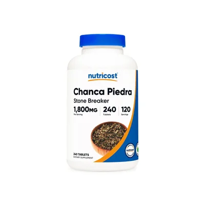 Nutricost Chanca Piedra 1800mg, Supports Kidney & Urinary Tract Health, Tablets - 240 Count