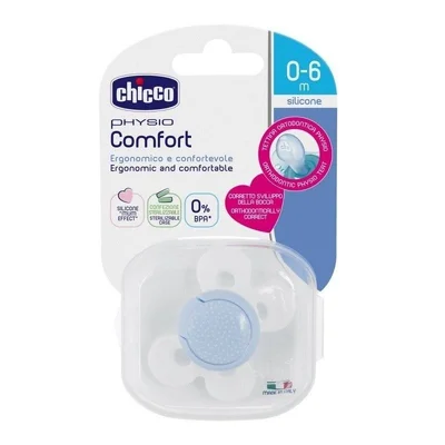 Chicco Physioforma Comfort Silicone Pacifier, For Babies 0-6 Months