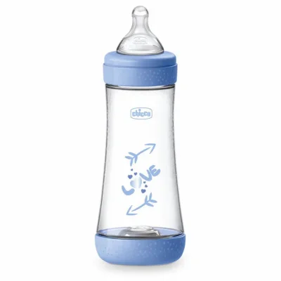 شيكو (Chicco) ممة رضاعة 5 نظام انتوي-فلو المثالي، تدفق سريع، لعمر 4 أشهر فما فوق - 300 مل