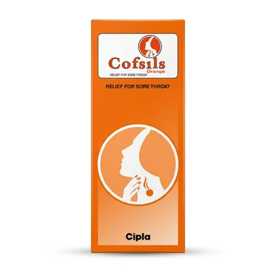 Cipla Cofsils Lozenges, Sore Throat & Minor Mouth Infections Relief, Antiseptic - 10 Lozenges