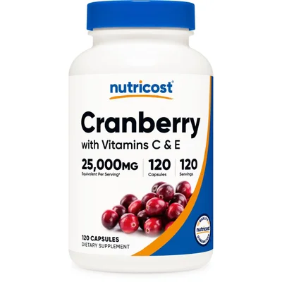 Nutricost Cranberry Extract 25,000mg 120 Capsules