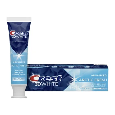 كرست (Crest) 3D وايت فريش معجون أسنان، لتبييض الأسنان ونفس منعش