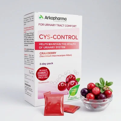 Arkopharma Cys-Control, Urinary Tract Infection Prevention, Sachets - 6 Sachets
