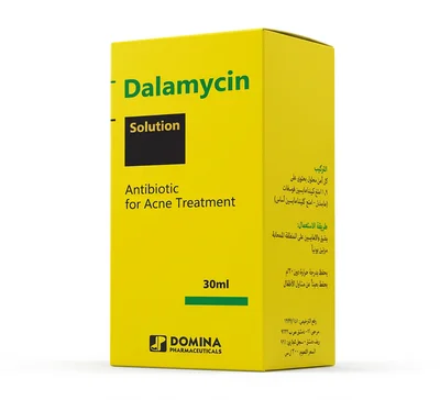 Domina Dalamycin Solution, Treats Bacterial Skin Infections - 30ml
