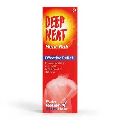 Mentholatum Deep Heat Rub Gel, Warming Relief for Muscular & Rheumatic Pain, Stiffness & Sprains