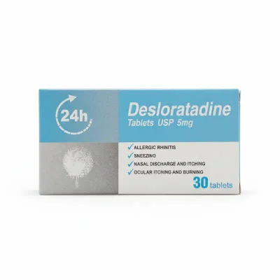 Brawn Desloratadine for Allergy Relief, Tablets, 5mg - 30 Count