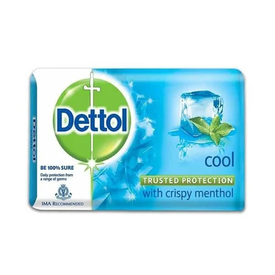 Dettol Cool Soap, Antiseptic Germ Protection & Refreshing Cleanse Bar - 120g
