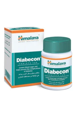 Himalaya Diabecon, Supports Healthy Blood Sugar Levels & Glucose Metabolism, Tablets - 120 Count