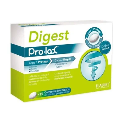 Eladiet Digest Pro Lax, Digestive Health & Regular Bowel Support, Probiotic + Herbal Laxative Supplement, Tablets - 15 Count