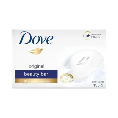 دوف (Dove) صابون الجمال، منظف لطيف ومرطب للبشرة - 135 غم