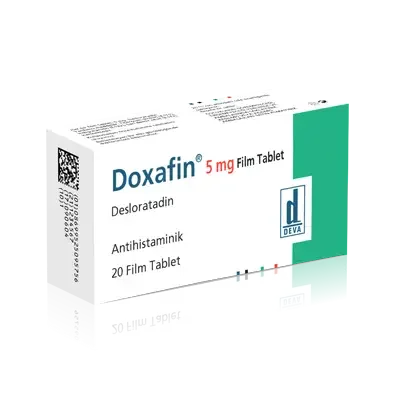 دوكسافين (Doxafen) ديسلوراتادين، مضاد للحساسية لا يسبب النعاس، أقراص 5 ملغ - 20 قرص