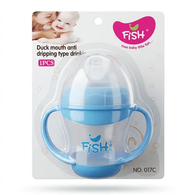 Fish Duck Mouth Anti-Drip Drinking Cup for Babies - 1 Piece