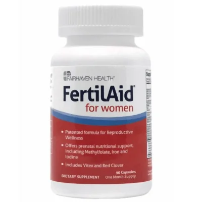 Fairheaven Health FertilAid for Women Fertility Supplement, 90 Capsules