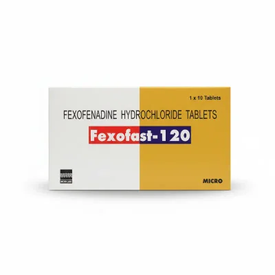 Fexofast Non-Drowsy Allergy Relief, Tablets, 120mg - 10 Tablets