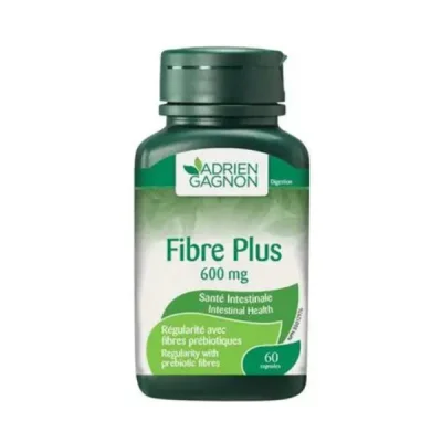 AG Fiber Plus Supplement, Promotes Digestive Health & Regularity, Capsules - 60 Count