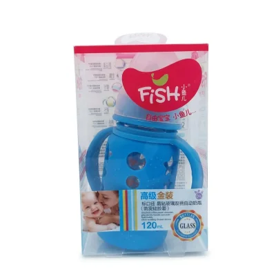Fish Automatic Double Handle Baby Bottle, 120ml