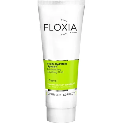 Floxia Sativa Moisturizing Soothing Fluid, for Deep Hydration & Calming Irritation, 125ml
