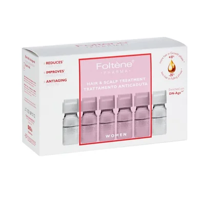 Foltene Women Hair Loss Treatment, Vials - 12 x 6ml